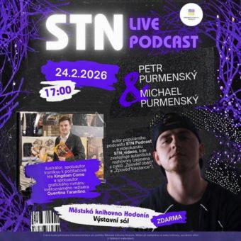 Beseda s Petrem Purmenským alias STN (@stn_one), autorem úspěšného STN Podcastu a projektu STN_videos, známého autentickými a otevřenými rozhovory ze sérií Zpověď oběti a Zpověď trestance. Hostem večera bude také jeho bratr Michael Purmenský, ilustrátor a spoluautor komiksu k videohře Kingdom Come a spoluautor grafického románu světoznámého režiséra Quentina Tarantina. 